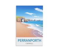 Puzzle de 1000 pièces, Perranporth, Cornouailles. Puzzle de 1000 pièces pour Adultes, Enfants et Adolescents. Jeu de Puzzle pour Grandes familles. Dimensions : 70 x 50 cm.