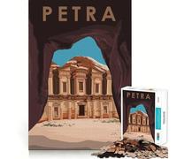 Puzzle de 1000 pièces Petra Jordan Design Poster pour Adolescents Améliore la mémoire, se détend, Bords précis, Cadeau créatif (38x52cm)