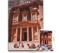 Puzzle de 1000 pièces Petra, la cité Perdue, Casse-tête pour Adolescents, Jeu Familial, décoration, Cadeau d'anniversaire, Dimensions 38x52cm
