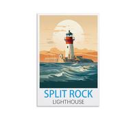 Puzzle de 1000 pièces « Phare de Split Rock » - Jeu éducatif et coloré pour Adultes et Enfants - 38 x 52 cm