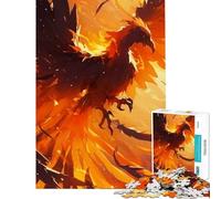 Puzzle de 1000 pièces Phénix créature légendaire Jeu Familial éducatif et Stimulant pour Les Anniversaires Analyse et logique (38x26cm)