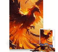 Puzzle de 1000 pièces Phénix, créature légendaire, pour Adultes et Adolescents, Jouet Anti-Stress, pour Les fêtes (38x52cm)