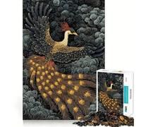 Puzzle de 1000 pièces Phénix dans Les Nuages tourbillonnants pour Adolescents, Puzzle Facile à Assembler et à découper, pour Noël (50x75cm)