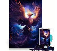 Puzzle de 1000 pièces Phénix Mystique pour Adolescents Jeu de logique et d'adresse Décoration Murale Amusante et Facile à découper (50x75cm)