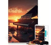 Puzzle de 1000 pièces Piano Coloré pour Adolescents Améliore la Mémoire Loisirs Faciles Découpe Ferme Décoration Murale (50x75cm)