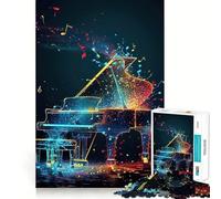 Puzzle de 1000 pièces Piano Coloré pour Adultes, Jeu de Réflexion, Cadeau de Précision et de Joie en Famille (38x26cm)