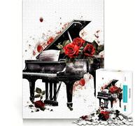 Puzzle de 1000 pièces Piano Coloré pour Adultes Jeu de réflexion et de détente à la Maison Découpe Fine Cadeau de Noël idéal (38x52cm)