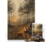 Puzzle de 1000 pièces Piano dans la forêt pour Adolescents améliore la mémoire, détend l’Esprit, Cadeau créatif et Original (38x26cm)