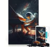 Puzzle de 1000 pièces Piano dans l'espace pour Adolescents améliore la mémoire, détend l'esprit, Cadeau créatif et Original (38x52cm)