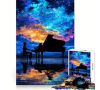 Puzzle de 1000 pièces Piano sous Un Ciel étoilé pour Adultes Renforce la mémoire, Loisirs, Divertissement, qualité, Cadeau élégant (38x26cm)