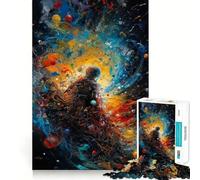Puzzle de 1000 pièces Piégé dans l'infini » découpe précise, Jeu Amusant et Stimulant pour l'esprit, idéal pour se détendre, pour Un Anniversaire ou Une activité Artistique (38x26cm)