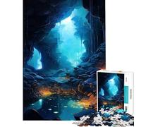 Puzzle de 1000 pièces Piscine cachée souterraine Jeu addictif pour cultiver la Patience se détendre développer l'analyse et la logique Cadeau Artistique (Dimensions 50x75cm)