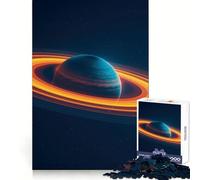 Puzzle de 1000 pièces Planète Saturne, coloré, pour Adultes renforce la mémoire, Passe d'agréables Moments, Bords Nets, Cadeau Exquis (50x75cm)
