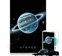 Puzzle de 1000 pièces Planète Uranus et Anneau pour Adolescents, Un Casse-tête Relaxant et Amusant à Assembler (38x26cm) pour se détendre
