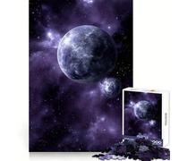 Puzzle de 1000 pièces Planètes dans Une nébuleuse Violette pour Adultes, Jeu de logique Clair, Loisir Silencieux, découpe Parfaite, Cadeau élégant (50x75cm)