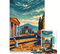 Puzzle de 1000 pièces Pompéi pour Adultes, Jeu de réflexion et de détente, Design à Assembler, Collection d'art (38x26cm)