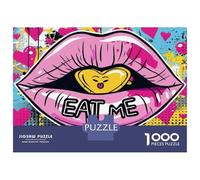 Puzzle De 1000 Pièces Pop Art Lips Wall Decor Puzzles pour Adultes : Un Casse-tête Amusant Et Stimulant À Réaliser. Cadeaux d'anniversaire Et De Noël Uniques 52x38cm/1000pcs