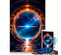 Puzzle de 1000 pièces Portail étrange pour Adolescents, Puzzle logique Solide, Jeu de précision, Cadeau de Noël Amusant et apaisant 50x75cm