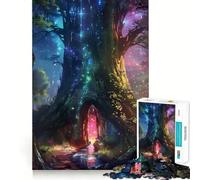 Puzzle de 1000 pièces Portail vers l'inconnu pour Adultes Un Puzzle Stimulant la mémoire et Anti-Stress, idéal pour Noël (38x26cm)