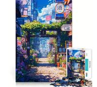 Puzzle de 1000 pièces Porte Torii Urbaine »,activité ludique et stimulante pour renforcer Les Liens familiaux (38x52cm),sans espaces ni emboîtement Parfait