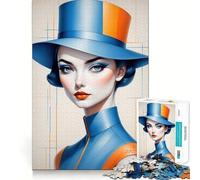 Puzzle de 1000 pièces Portrait de beauté saisissante pour Adultes Stimule la mémoire, détend l'esprit, Bords précis, liste de souhaits du Père Noël 38x52cm