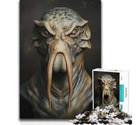 Puzzle de 1000 pièces - Portrait d'extraterrestre Fou - Casse-tête - Jeu Familial - Motif à Assembler - Cadeau d'anniversaire - 38x52cm (1000 pièces)