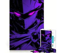 Puzzle de 1000 pièces Portrait du Chevalier Violet pour Adolescents, Jeu de logique et de détente, découpe précise, Cadeau précieux (50x75cm)