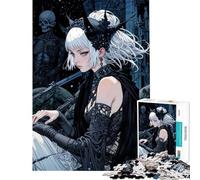 Puzzle de 1000 pièces pour Adolescentes Puzzle mystérieux de Fille d'anime Jouet à Monter soi-même découpe de précision idéal comme Cadeau pour Toute la Famille (50x75cm)