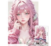 Puzzle de 1000 pièces pour Adolescentes thème « Sugar Rush » Jouet décoratif Mural Cadeau Jeu éducatif idéal pour décorer Un Bureau Dimensions 38x26cm