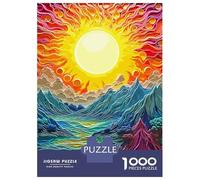 Puzzle De 1000 Pièces pour Adolescents 3D Nature Puzzle pour Adultes Jeux en Famille Difficulté Difficile Cadeaux De Noël Et d'anniversaire 38x26cm/1000pcs