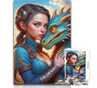 Puzzle de 1000 pièces pour Adolescents « A Dance of Harmony » - Jeu éducatif - Défi Difficile - Idée Cadeau pour Un Père Noël Secret - Dimensions : 50x75cm