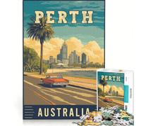 Puzzle de 1000 pièces pour Adolescents à Perth, Australie, Jeu Familial, décoration Murale, renforce Les Liens d'amour Entre Les Couples 38x52cm