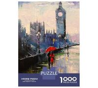 Puzzle De 1000 Pièces pour Adolescents A Walk Around London Puzzles pour Adultes Jeux De Détente Découpe De Précision Cadeaux pour Amis Et Famille 70x50cm/1000pcs