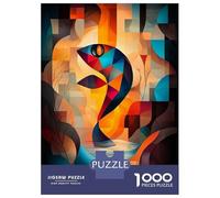 Puzzle De 1000 Pièces Pour Adolescents Abstract Fish Art - Geometric Nature Design in Vibrant Colors Puzzle Pour Adultes Jeu Familial Décoration Intérieure Cadeaux Uniques D'anniversaire Et De Noël 38