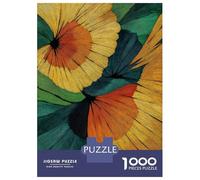 Puzzle De 1000 Pièces pour Adolescents Abstract Floral Pattern with Warm Colors Puzzle Adulte Jeu Manuel D'assemblage De Motifs Idéal comme Cadeau 70x50cm/1000pcs