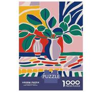 Puzzle De 1000 Pièces pour Adolescents Abstract Floral Still Life Puzzles pour Adultes, Jeu De Réflexion, Cadeau D'assemblage De Motifs pour Les Amis Et La Famille 52x38cm/1000pcs