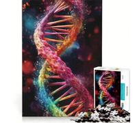 Puzzle de 1000 pièces pour Adolescents ADN Humain Arc-en-Ciel Jeu de Construction défi à relever Cadeau d'anniversaire Cadeau de Voyage 38x26cm