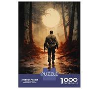 Puzzle De 1000 Pièces pour Adolescents Adventure Awaits Forest Exploration Puzzle pour Adultes Jeu Manuel Défi Difficile Est Idéal comme Cadeau 38x26cm/1000pcs