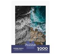 Puzzle De 1000 Pièces pour Adolescents Aerial View of Brittany Coast Puzzles pour Adultes, Jeu De Réflexion, Cadeau D'assemblage De Motifs pour Les Amis Et La Famille 38x26cm/1000pcs