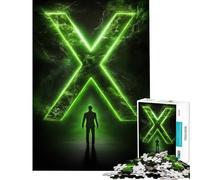 Puzzle de 1000 pièces pour Adolescents Affiche X-Files Cadeau d'anniversaire ou de Noël Jeu Amusant et Humoristique à réaliser soi-même (14 Ans et Plus) Dimensions : 38x26cm