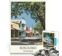 Puzzle de 1000 pièces pour Adolescents, Affiches de Voyage du Mississippi, Jeu éducatif, entraînez Votre Cerveau et Vos Mains, Cadeaux pour Les Amis et la Famille 38x52cm