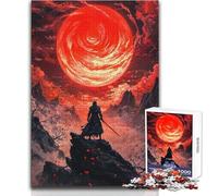 Puzzle de 1000 pièces pour Adolescents, Affiches esthétiques de samouraï, Jeu éducatif Impossible à Apprendre, Cadeau d'anniversaire (Taille 38x26cm)