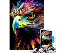 Puzzle de 1000 pièces pour Adolescents Aigle des confins de la frontière activités Amusantes à la Maison Jeu d'assemblage de Motifs impossibles pour Les 14 Ans et Plus (50x75cm)