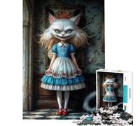 Puzzle de 1000 pièces pour Adolescents Alice hantée Jeu éducatif Impossible Cadeau Amusant pour Toute la Famille Idéal pour Les Anniversaires (Dimensions 38x26cm)