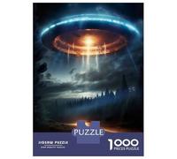 Puzzle De 1000 Pièces pour Adolescents Alien Invasion Jeu De Réflexion Amusant Et Humoristique, Cadeau Unique pour Un Anniversaire Ou Noël 70x50cm/1000pcs