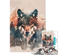 Puzzle de 1000 pièces pour Adolescents Alpha Gaze Jeu Familial de précision Cadeau Anti-Stress (Dimensions 50x75cm)
