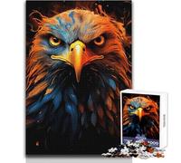 Puzzle de 1000 pièces pour Adolescents American Eagle Pride Fire Toys, Jeu éducatif, défi Difficile, Cadeau de Père Noël Secret, Format 50x75cm