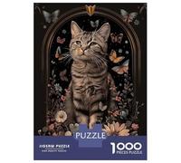 Puzzle De 1000 Pièces pour Adolescents American Shorthair Puzzles pour Adultes Anti-Stress Défi Éducatif Jeu De Défi Unique 52x38cm/1000pcs