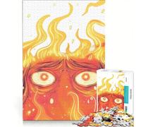 Puzzle de 1000 pièces pour Adolescents Ami démon de feu Mignon, Jeux en Famille, pour s'amuser en Famille, Collection d'artistes, Beaux-Arts 50x75cm