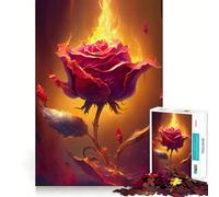 Puzzle de 1000 pièces pour Adolescents « Amour brûlant » Découpe précise Jeu de Concentration Amusant Détente et Divertissement Cadeau d'anniversaire Amusant (38x26cm)